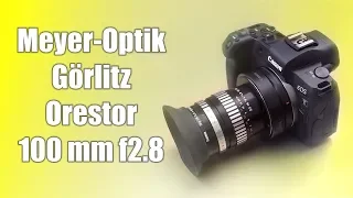 Обзор объектива Meyer Optik Görlitz Orestor 100mm f/2.8
