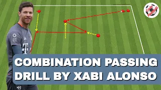 Combination passing drill by Xabi Alonso!