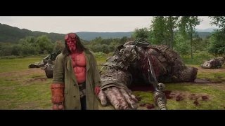 Hellboy vs Three Giants | Fight scene