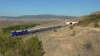 Trains at central Greece, new line Athens-Thessaloniki