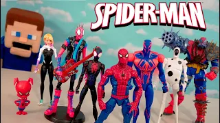 Spiderman Across the Spider-Verse Marvel Legends Movie Figures 2023