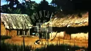 Leopoldville, later Kinshasa, the Congo, 1950's.  Archive film 92972