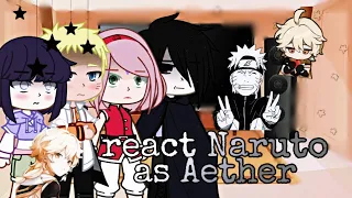 Team 7+Hinata react to Naruto as Aether/eng-rus/1/?//