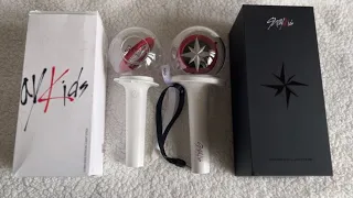 Stray Kids Light stick Ver 2 unboxing (+Compare to Ver 1)