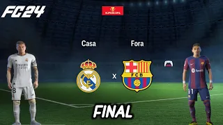 🏆FINAL: Barcelona vs Real Madrid - SuperCopa da Espanha | EA FC 24