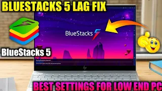 How to fix lag in bluestacks 5 || bluestacks 5 lag fix