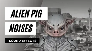 Alien Pig Sounds - alien talking - sound effect | alien sound🐷