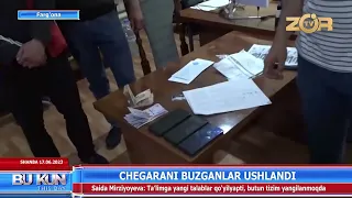 Chegarani buzganlar ushlandi