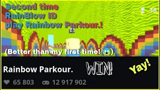 Play Parkour on Rainbow Parkour Again! :D | Rainbow Parkour. - KoGaMa