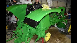 Restauration du JOHN DEERE : remontage du tracteur / Part 5