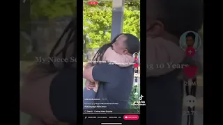 Daughter surprised reunion with her Dad after returning home from doing prison time. #shortvideo