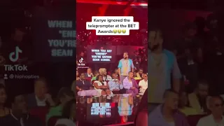 Kanye West Ignored The Teleprompter At The 2022 BET Awards