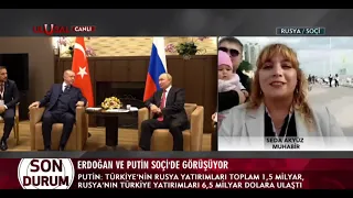 • Erdoğan-Putin arasındaki kritik görüşmeden ilk detaylar: Ulusal Kanal Muhabiri Seda Akyüz aktardı