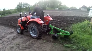 Кентавр Т-244. Пахота после ливня в грязь.