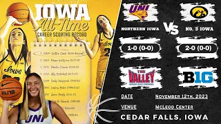 Northern Iowa vs No. 3 Iowa | NCAA Women's Basketball | 11.12.23