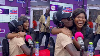Shatta Wale Met his Old Time Ex doing his Radio Tour in Ksi & it was So lovely!See how he Kissed her