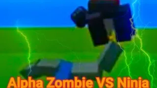 Alpha Zombie VS Ninja (Roblox Movie Maker)