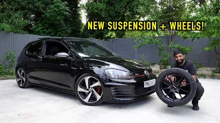 My Cheap VW GOLF GTI gets a HUGE Handling Upgrade!