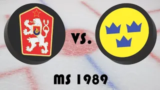 Mistrovství světa v hokeji 1989 - Finále - Československo - Švédsko