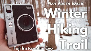 Instax Mini Evo : Photo Walk in the Snow