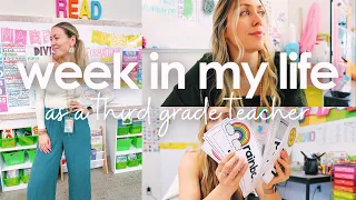 A WEEK IN MY LIFE | third grade teacher, classroom prep, fun lessons