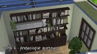 Sims 4 - Stonestreet apartment for professor of archeology / Симс 4 - Квартира для археолога