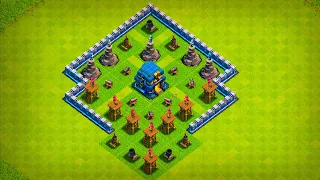 ТХ12 С ДЕФОМ 1 ЛВЛ ! ВАРВАРА СПУСТЯ ПОЛ ГОДА! CLASH OF CLANS