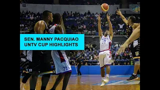 Game Highlights: Senate Defenders' Sen. Manny Pacquiao Debut at UNTV Cup