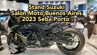 Salón Moto 2023 Stand Suzuki Seba Porto @RXS11518 Sebastián Porto GSXR 1000 RRR Moto Trainer Latam