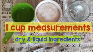 Measuring 1 Cup Without Measuring Cup || Spoon into Cup by FooD HuT
