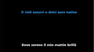 Verdi: O Cieli Azzurri (Aida) | Karaoke with Lyrics for Dramatic Soprano | Instrumental