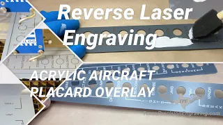 Reverse Engraving Aircraft Placards