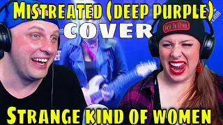 First Time Hearing Strange kind of women - Mistreated (deep purple cover) THE WOLF HUNTERZ REACTIONS