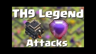 Clash Of Clans | TH 9 Legend Push | Baby loon attacks | TH 9 VS TH 11