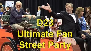 Ultimate Fan Street Party with Mark Hamill, Stan Lee, Mickey Mouse & Disney Characters at D23 Expo