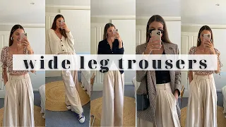 Styling WIDE LEG TROUSERS multiple ways