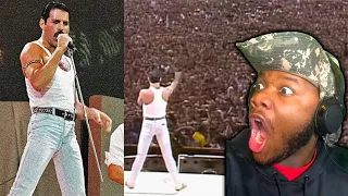 FIRST TIME REACTING TO Queen - Live Aid 1985 Full Concert