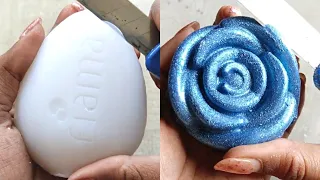 Soft Soap Cutting ASMR oddly Satisfying Relaxing Tickling Triggering Sounds Sleep sounds ASMR SOAP