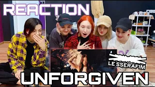 LE SSERAFIM (르세라핌) 'UNFORGIVEN (feat. Nile Rodgers)' OFFICIAL M/V | REACTION