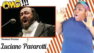 First Time Hearing LUCIANO PAVAROTTI Nessun Dorma Reaction