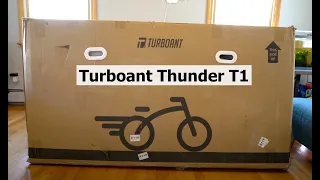 Turboant Thunder T1 Fat Tire Electric Bike Unboxing & Assembly