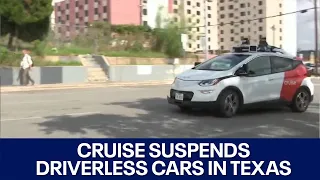 Cruise suspends driverless cars in Texas; residents react | FOX 7 Austin