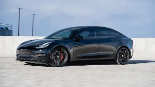 2020 Tesla Model 3 on HRE Wheels | DIMES