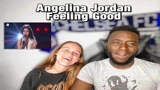 GOSH! ANGELINA JORDAN FEELING GOOD REACTION | NINA SIMONE COVER