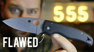 The Spyderco Shaman is Overrated: Knife Review & Comparison by 555 Gear