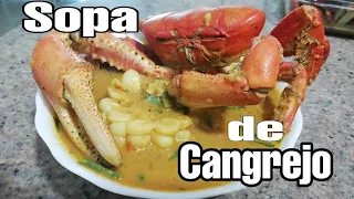 Sopa de cangrejo fácil de preparar