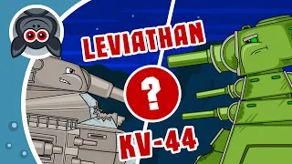 Leviathan vs KV-44. Steel Monsters. Cartoons About Tanks