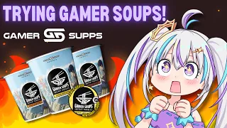 Trying Gamer Soups for dinner!  | Mino Mieko Ch.