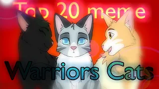 Top 20 meme warriors cats / Топ 20 меме коты-воители #3