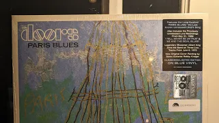 The Doors Paris Blues blue vinyl Quick Record Unboxing. Record Store Day Black Friday 2022 part 2